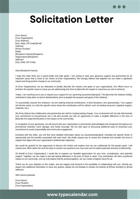how to create solicitation letter|How to Write a Solicitation Letter Like a .